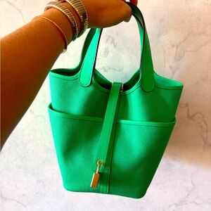Hermes Picotin Cargo Verte